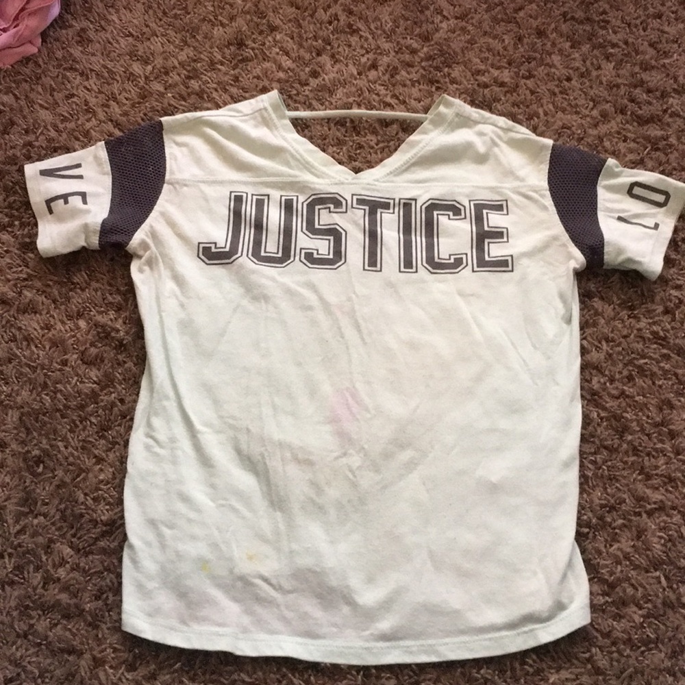 Green Justice short sleeve shirt Size 6/7